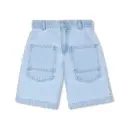Wynken - kons short - pale bleach denim