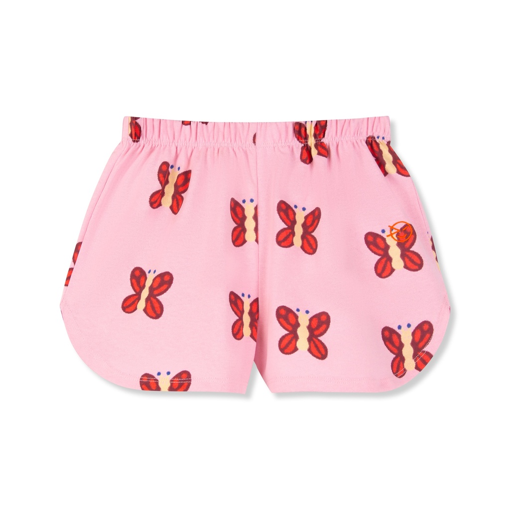 Wynken - scooped deck short - candy butterfly