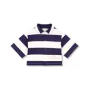 Wynken - exclusive crop shirt - navy deck stripe horizontal