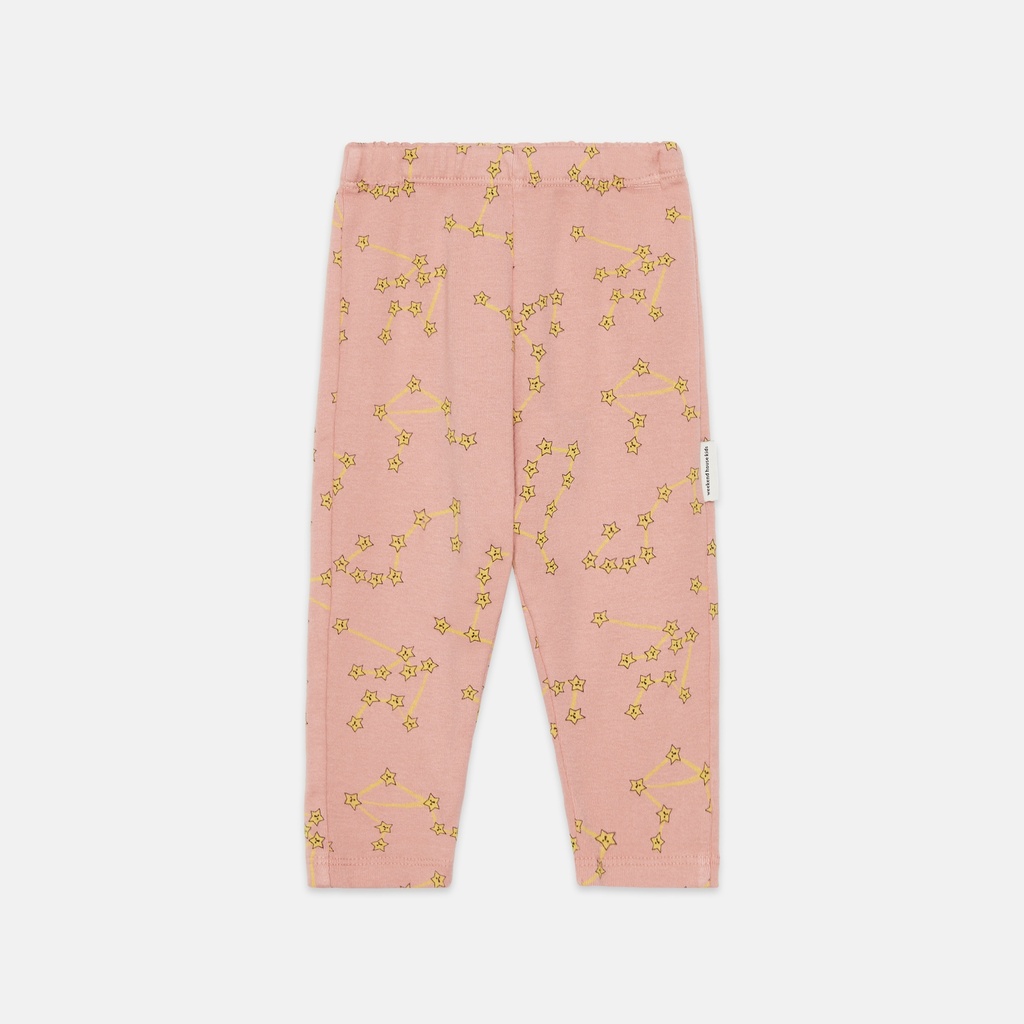 Weekend House Kids - Constellation baby legging - Soft peach