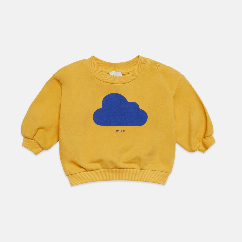 Weekend House Kids - Cloud baby sweatshirt - Orange (6 maand)