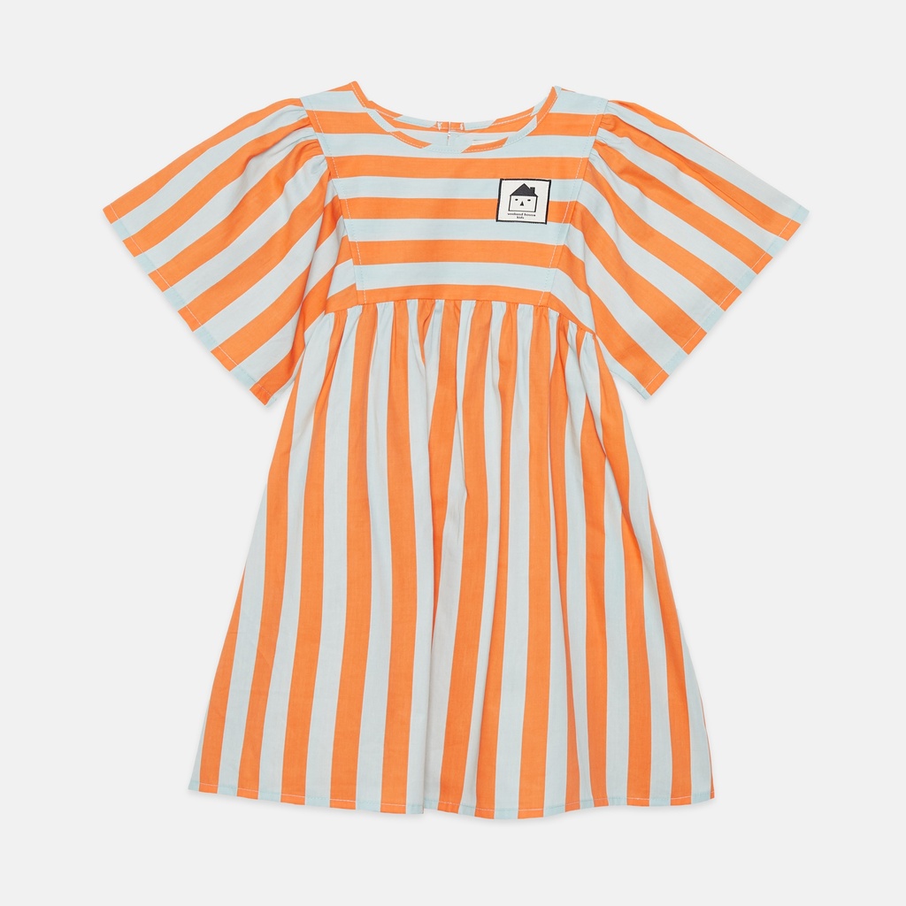 Weekend House Kids - Stripes butterfly dress - Orange (2 jaar)