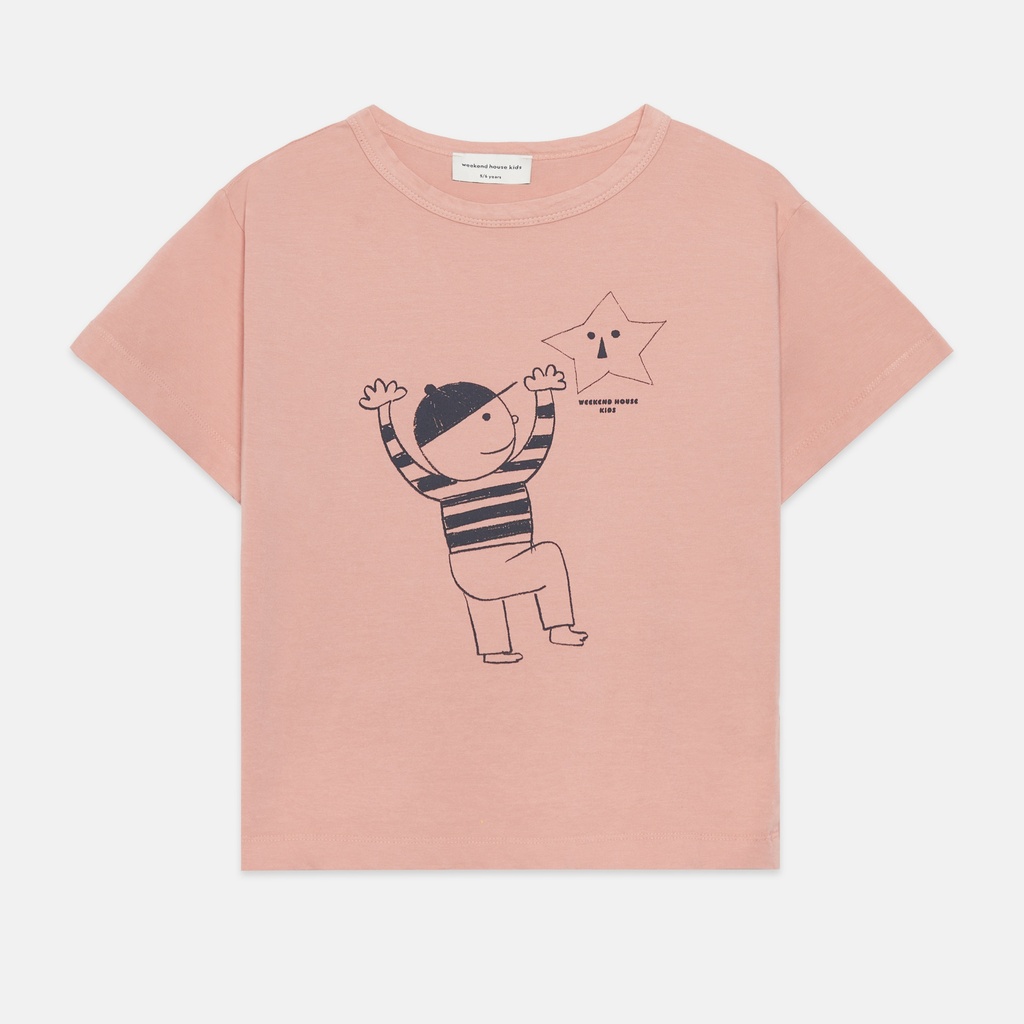 Weekend House Kids - Star kid t-shirt - Soft peach (2 jaar)