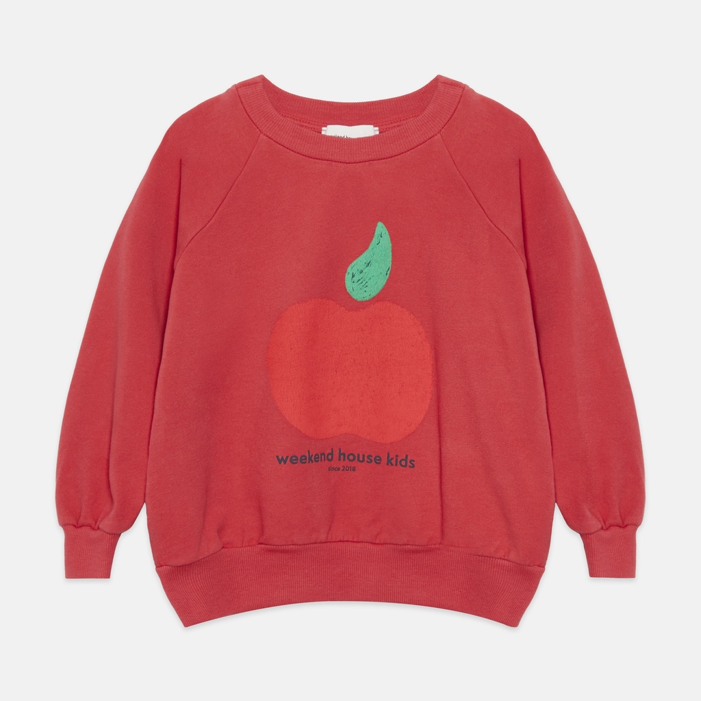 Weekend House Kids - Apple sweatshirt - Red