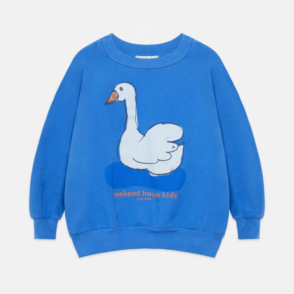 Weekend House Kids - Swan sweatshirt - Azulin (2 jaar)