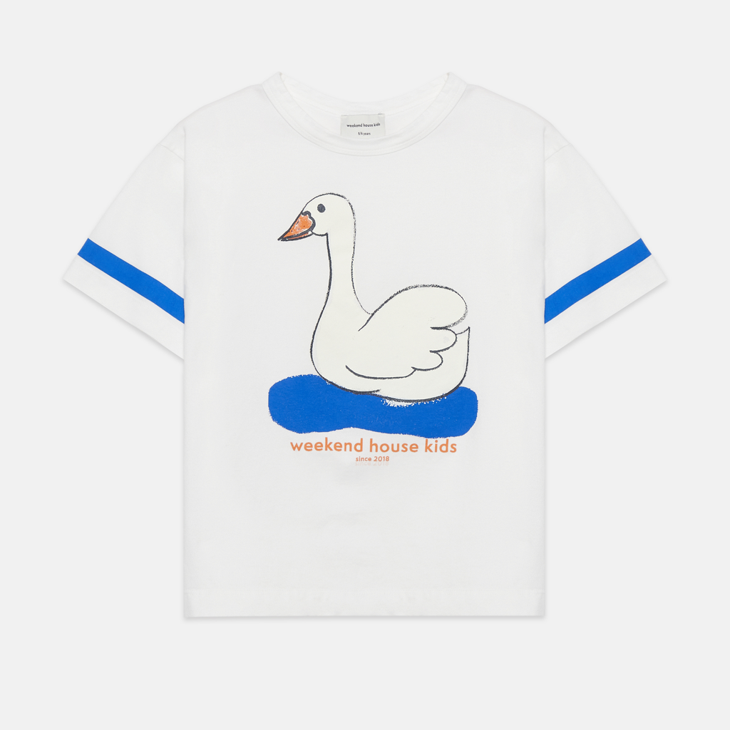 Weekend House Kids - Swan t-shirt - White (4 jaar)