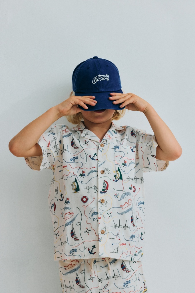 The New Society - Tilo cap - Deep sea blue (M - 38)