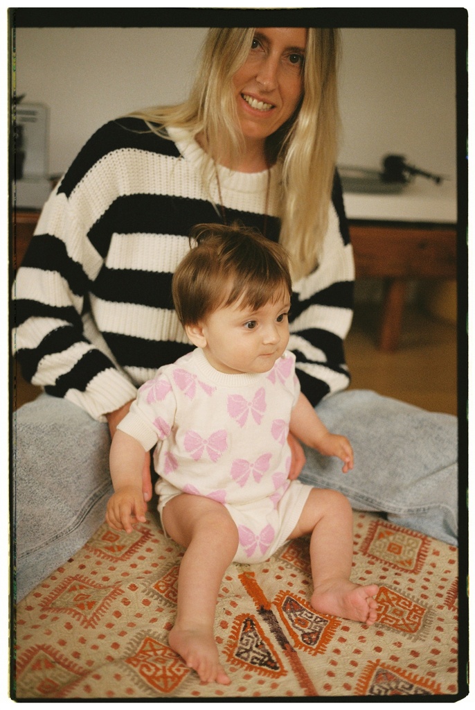 The New Society - Pinpilin baby bloomer - Pink lavander bow