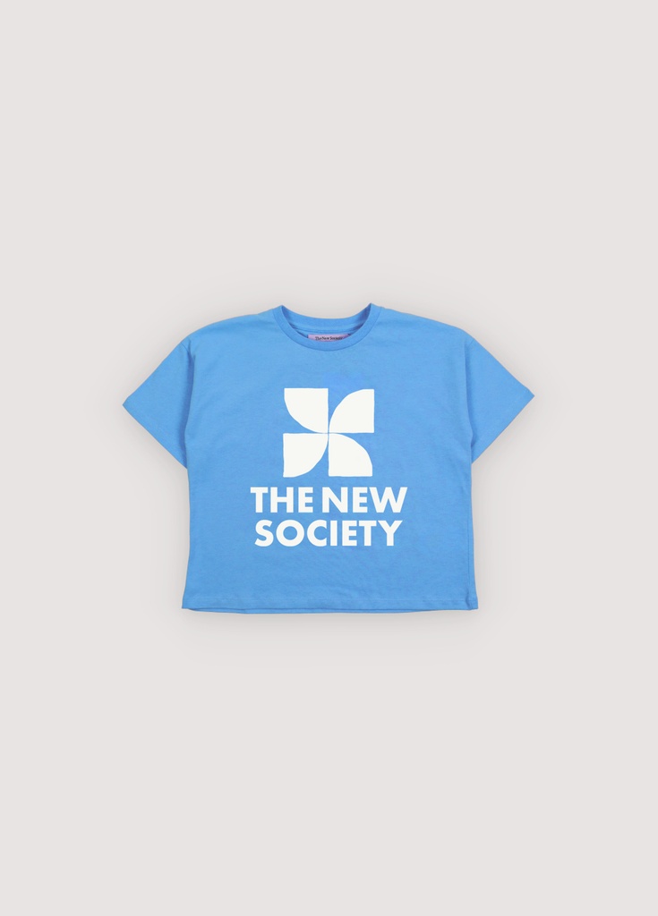 The New Society - Tns logo t-shirt - Iris whisper (2 jaar)