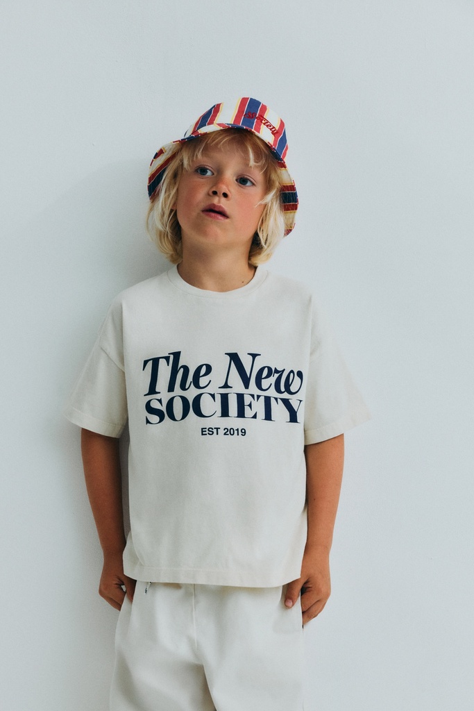 The New Society - Bonsai t-shirt - Ecru (4 jaar)
