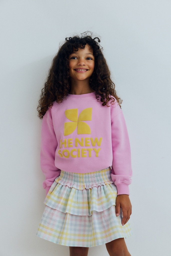 The New Society - Tns logo sweatshirt - Pink lavander (2 jaar)