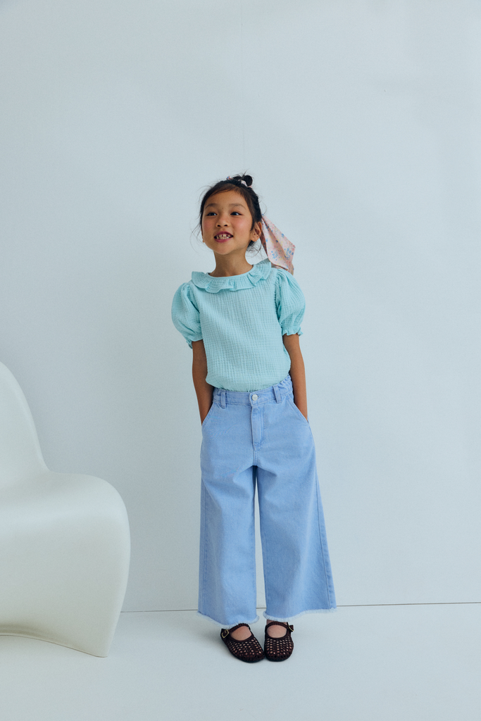 The New Society - Lily pant - Light denim (2 jaar)