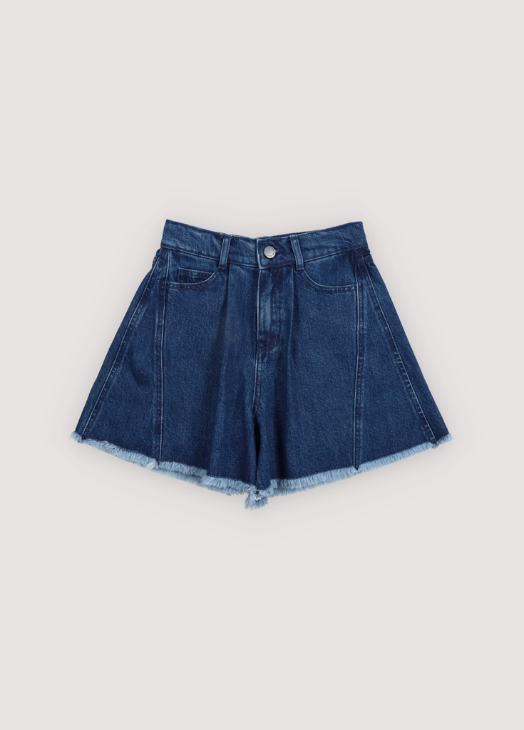 The New Society - Tns denim teen short - Indigo denim