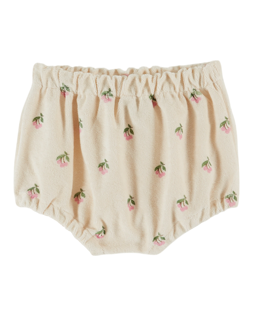 Emile & Ida - Bloomer imprime all over - Cerisette creme  (3 maand)