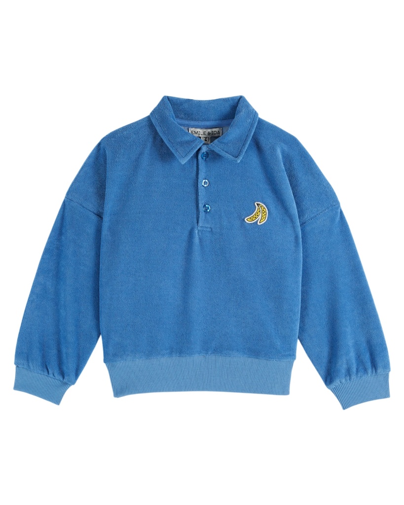 Emile & Ida - Sweat shirt eponge - Mer (ad125a) (4 jaar)