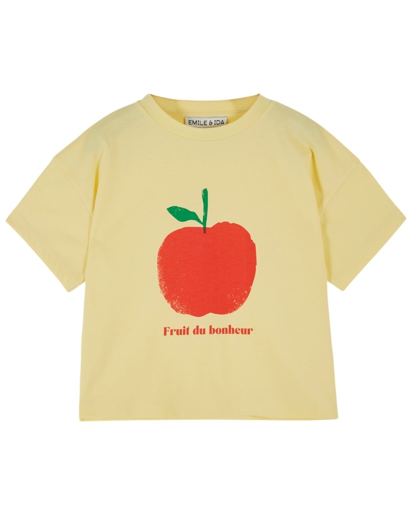 Emile & Ida - Tee shirt imprime place fruit - Mimosa (ad015)