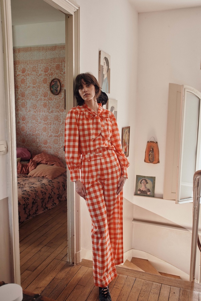 Emile & Ida - Pantalon vichy rouge - Vichy rouge (ida-dali)