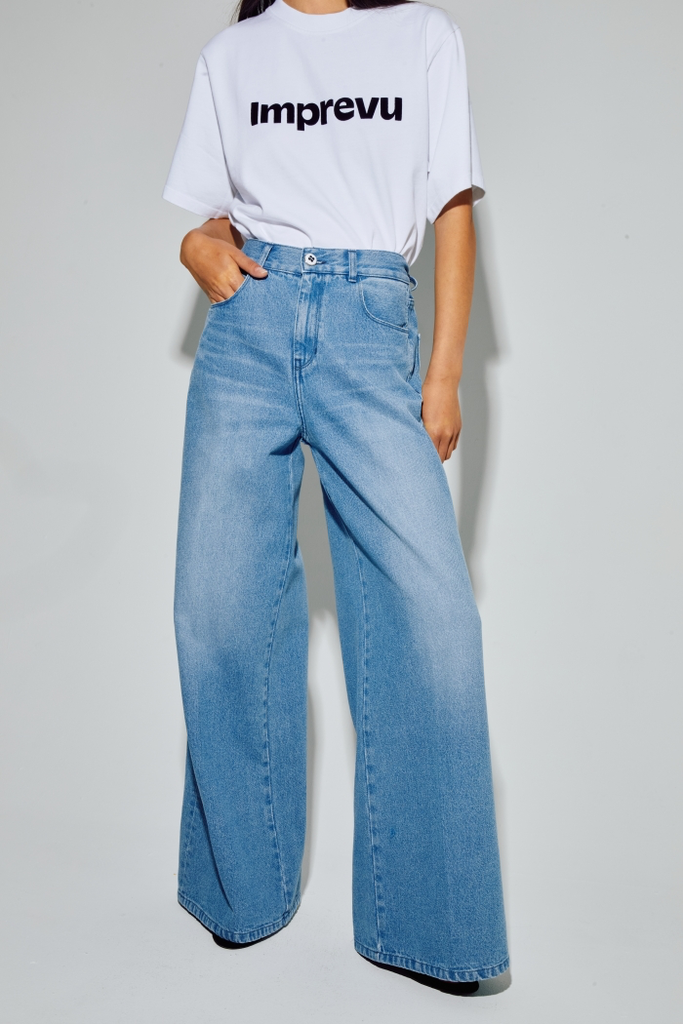 Imprevu - Denim flare medium blue
