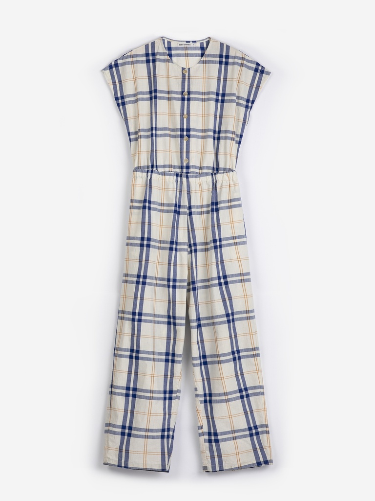 Bobo Choses - Fun Tartan Relaxed Jumpsuit - Multi (S - 36)