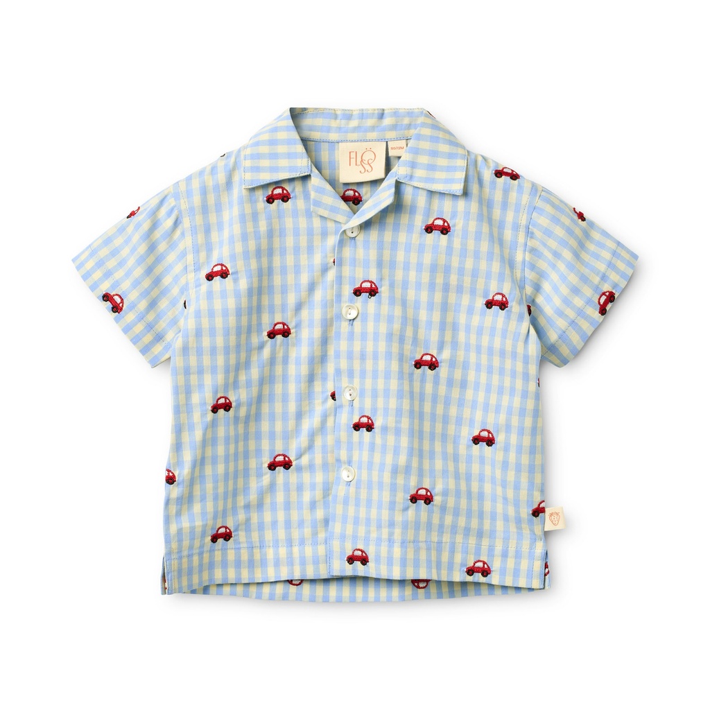 Flöss - Albert shirt - Blue gingham