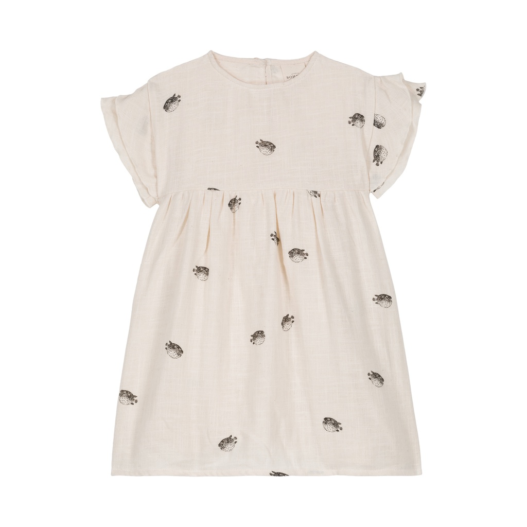 Studio Bohème - Dress cousine - Off white / Puffer fish