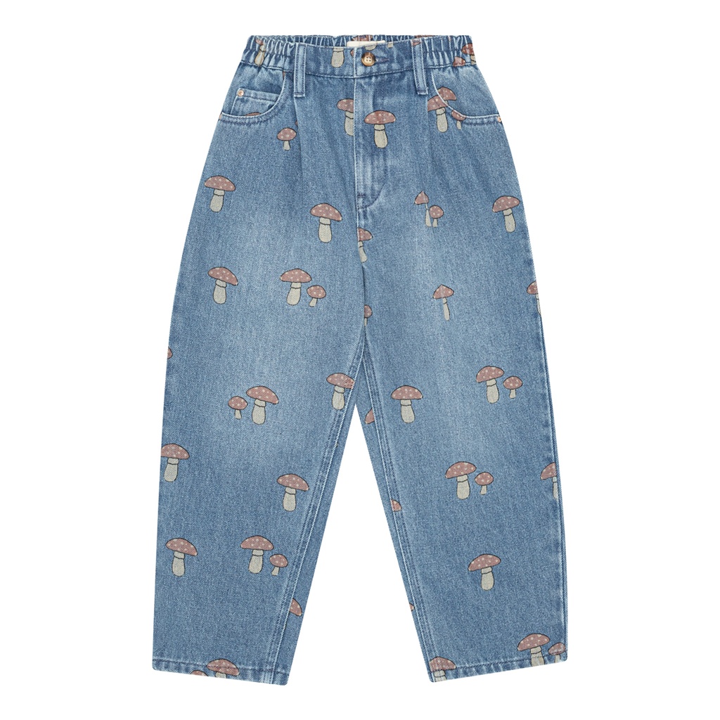 Brunobruno - Dorethy aop jeans - mid blue denim aop (3 jaar)