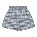 Brunobruno - Theo check shorts - dusty blue check