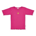Petit Blush - Rib t-shirt - Rose violet
