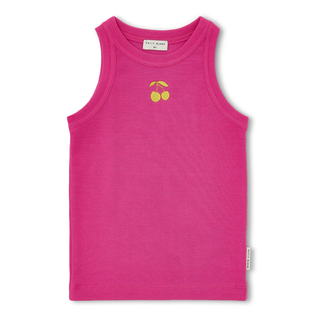 Petit Blush - Rib singlet - Rose violet (2 jaar)