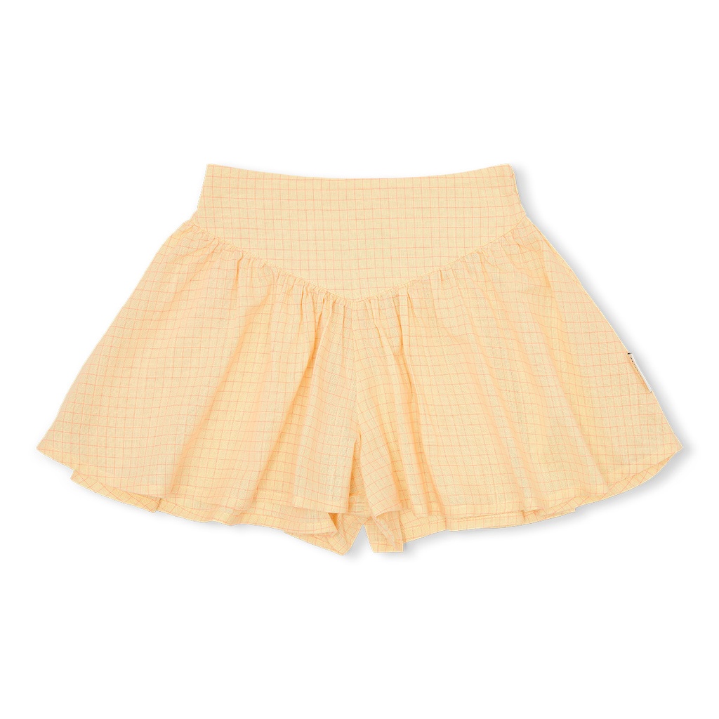 Petit Blush - Romantic short - Check butter yellow (2 jaar)
