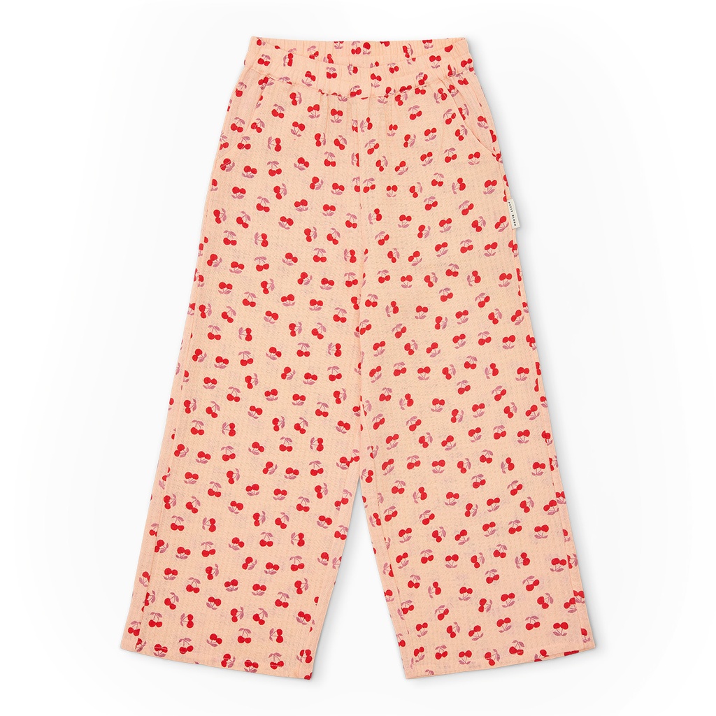 Petit Blush - Wide leg pants - Cherry aop (2 jaar)