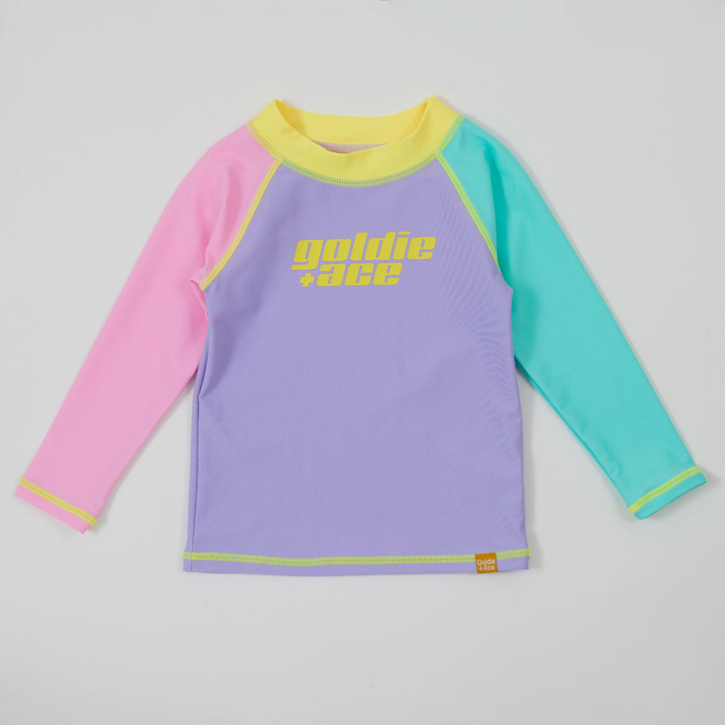 Goldie and Ace - Pastel beach rashguard (2 jaar)