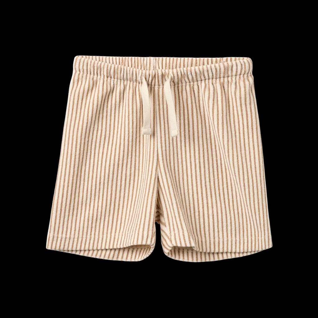 Flöss - Nohr shorts - Light brown stripe