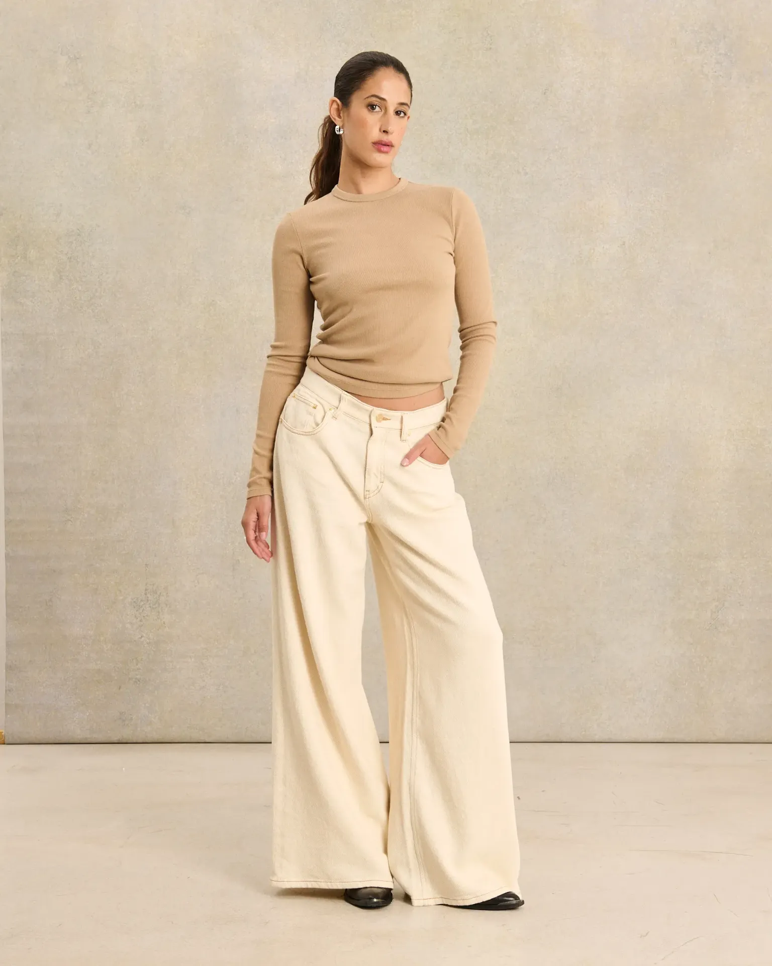 Labdip - York wide leg jeans (S - 36)