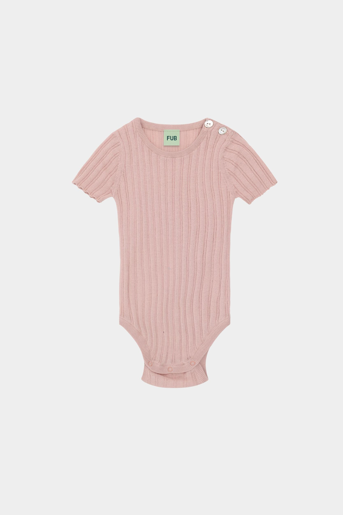 FUB - Baby rib body (pale rose) (3 maand)