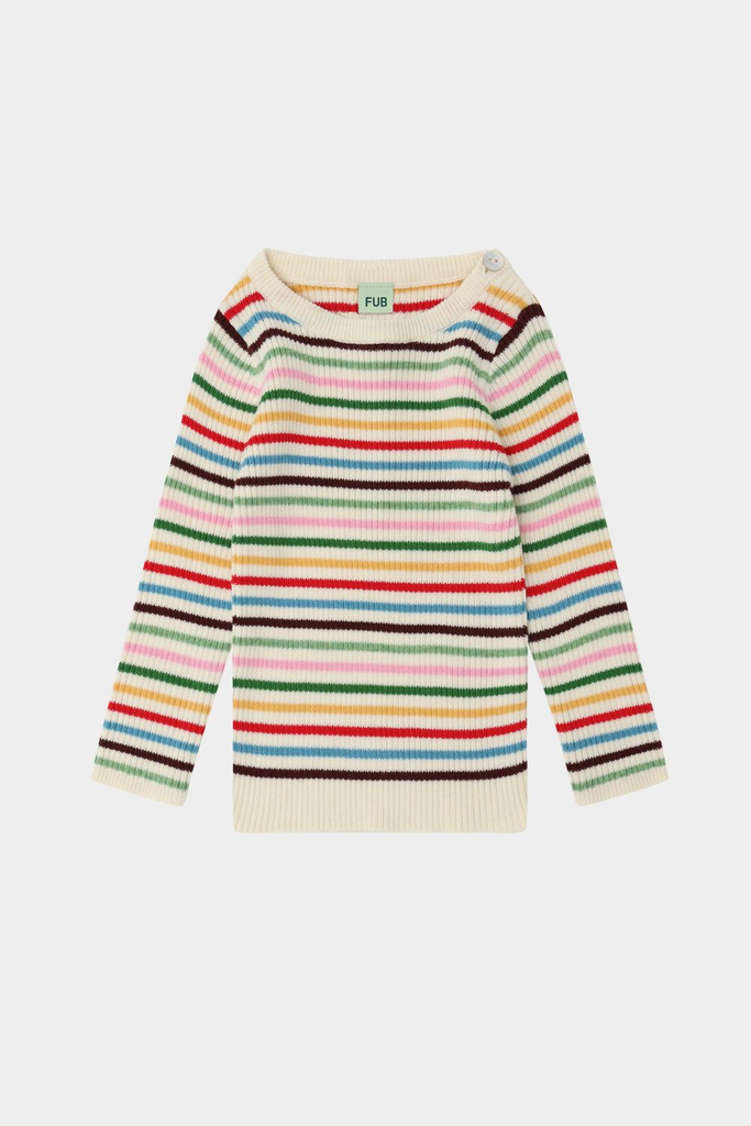 FUB - Baby rib blouse (multi colour)