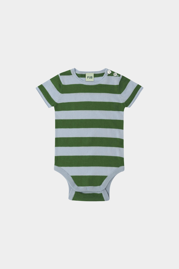 FUB - Baby body (ecru/apple melange)