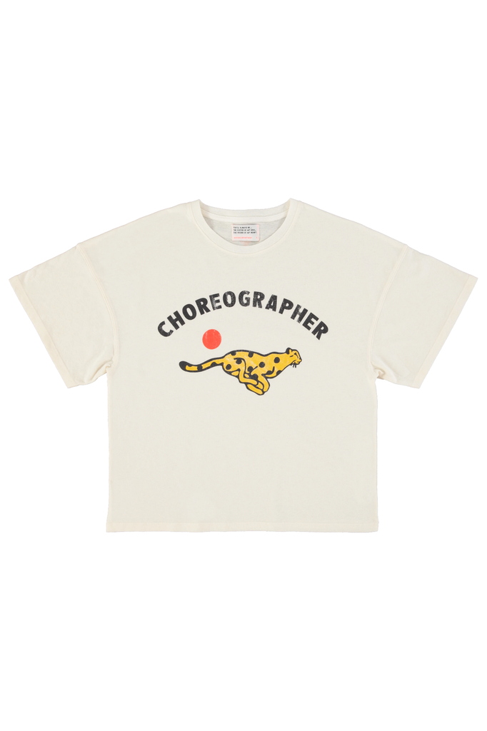 Sisters Department - T-shirt ecru "choreographer" print