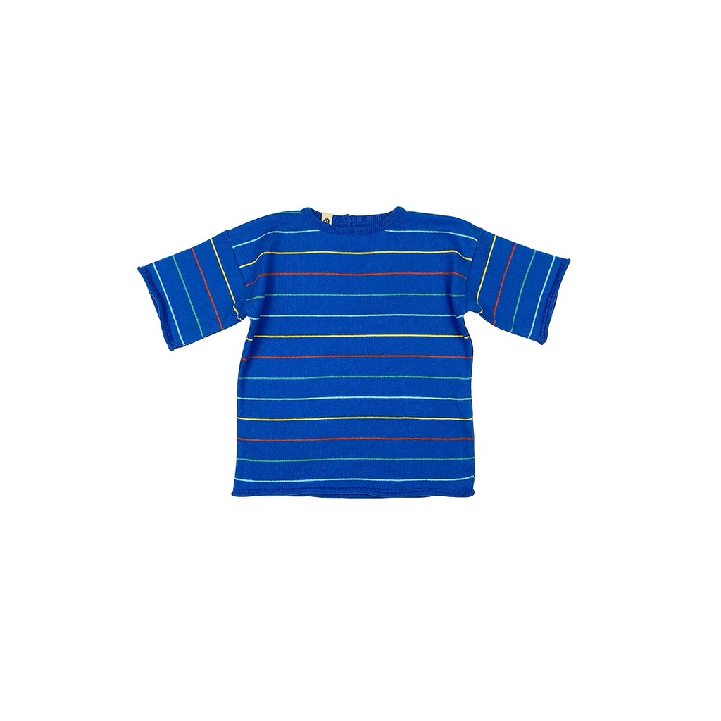 Bayiri - Stripes shirt blue (18 maand)