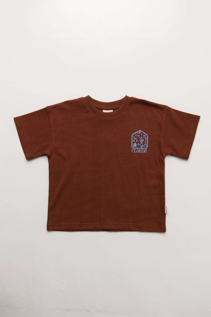 Claude & Co - Lenni mocha shed tee (12 maand)