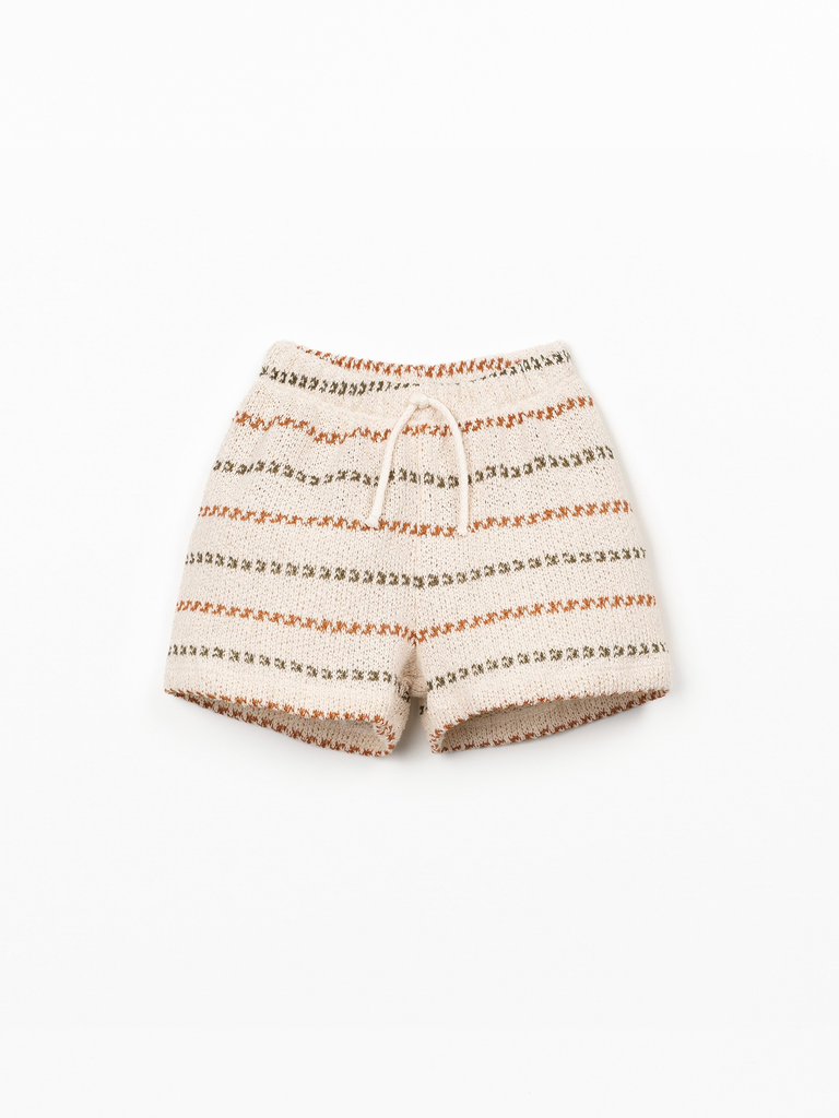 Play Up - Striped jersey shorts (sew)