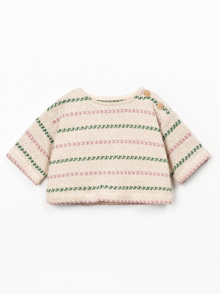 Play Up - Striped jersey sweater (sculpture)