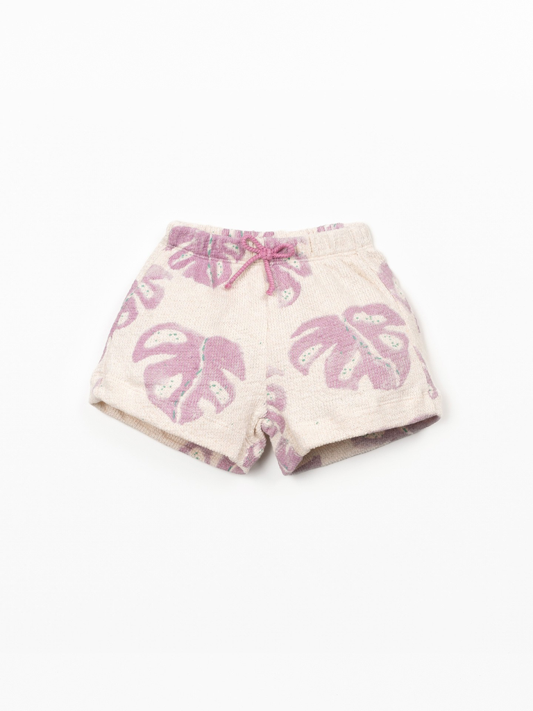 Play Up - Printed embellished jersey shorts (monstera) (3 maand)
