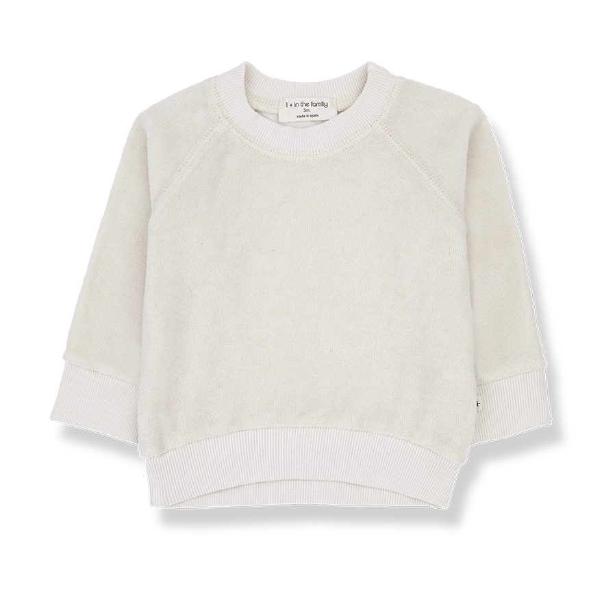 1+ In the family - Jordan sweater - Bone