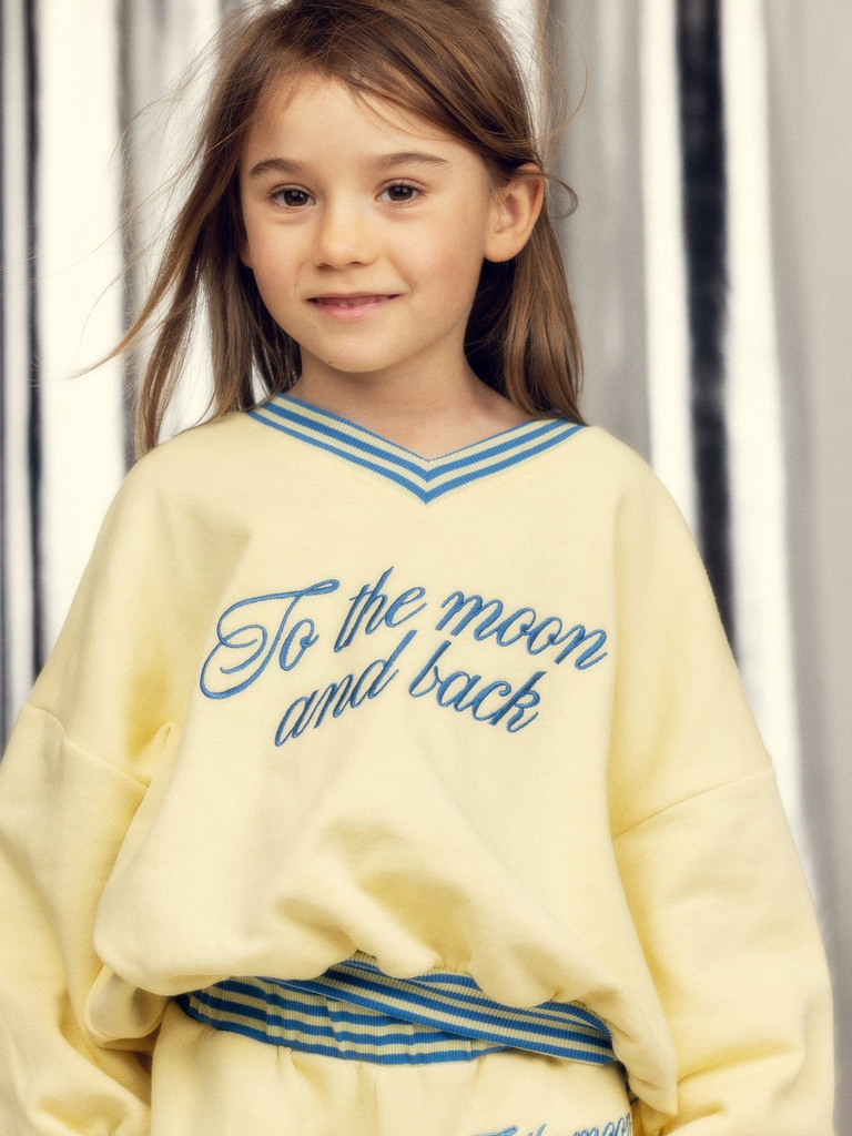 Mini Rodini - To the moon emb sweatshirt