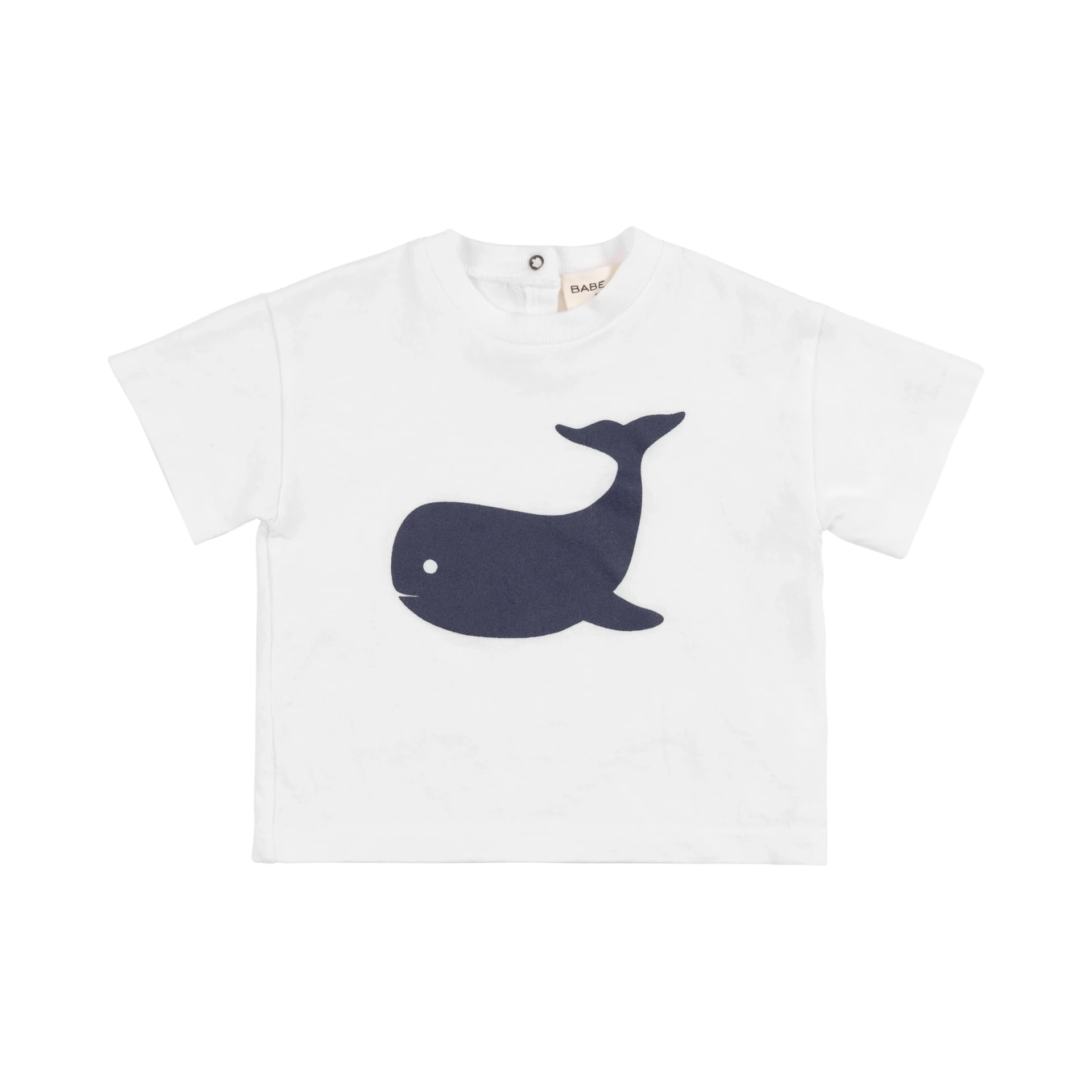 [21.618119_3] Babe & Tess - Walvis baby T-shirt (9 maand)