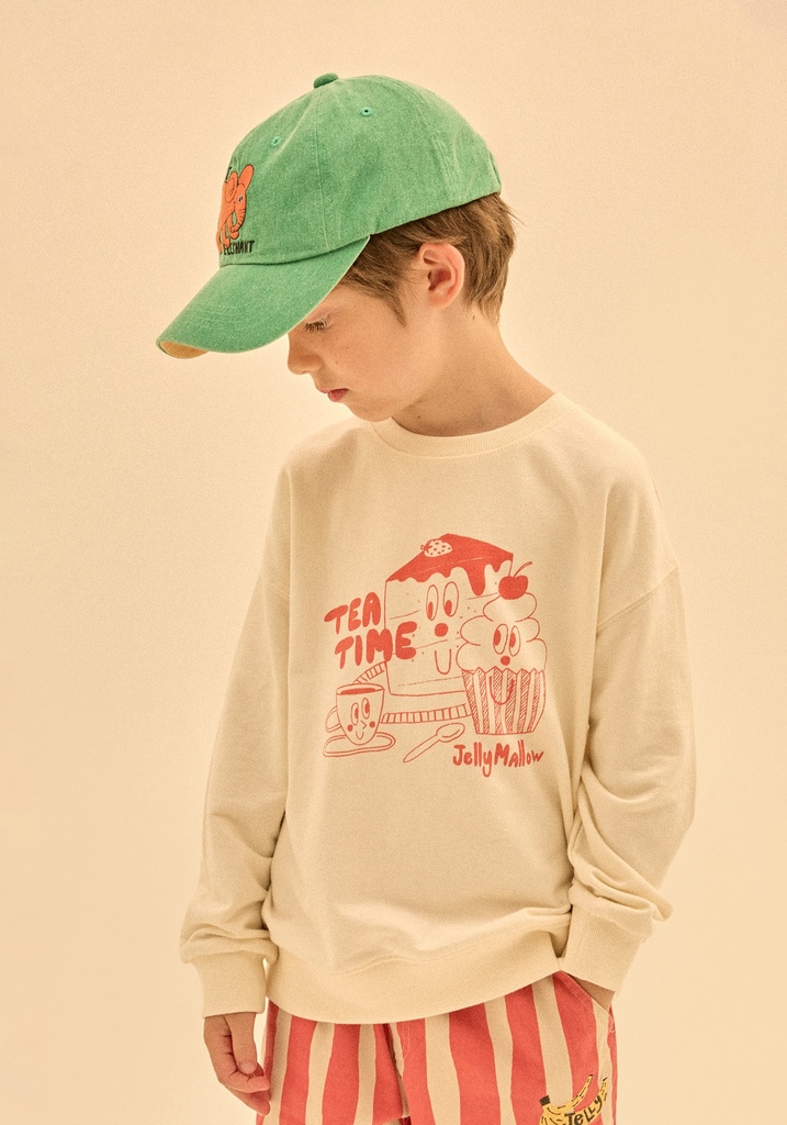 Jelly Mallow - Tea time sweatshirt - Ivory (24 maand)