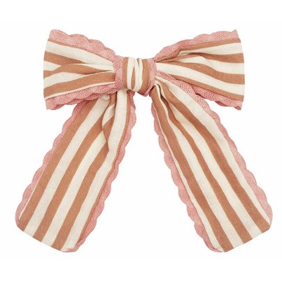 Rockahula - 🎀 Stripy Scallop long bow haarclip