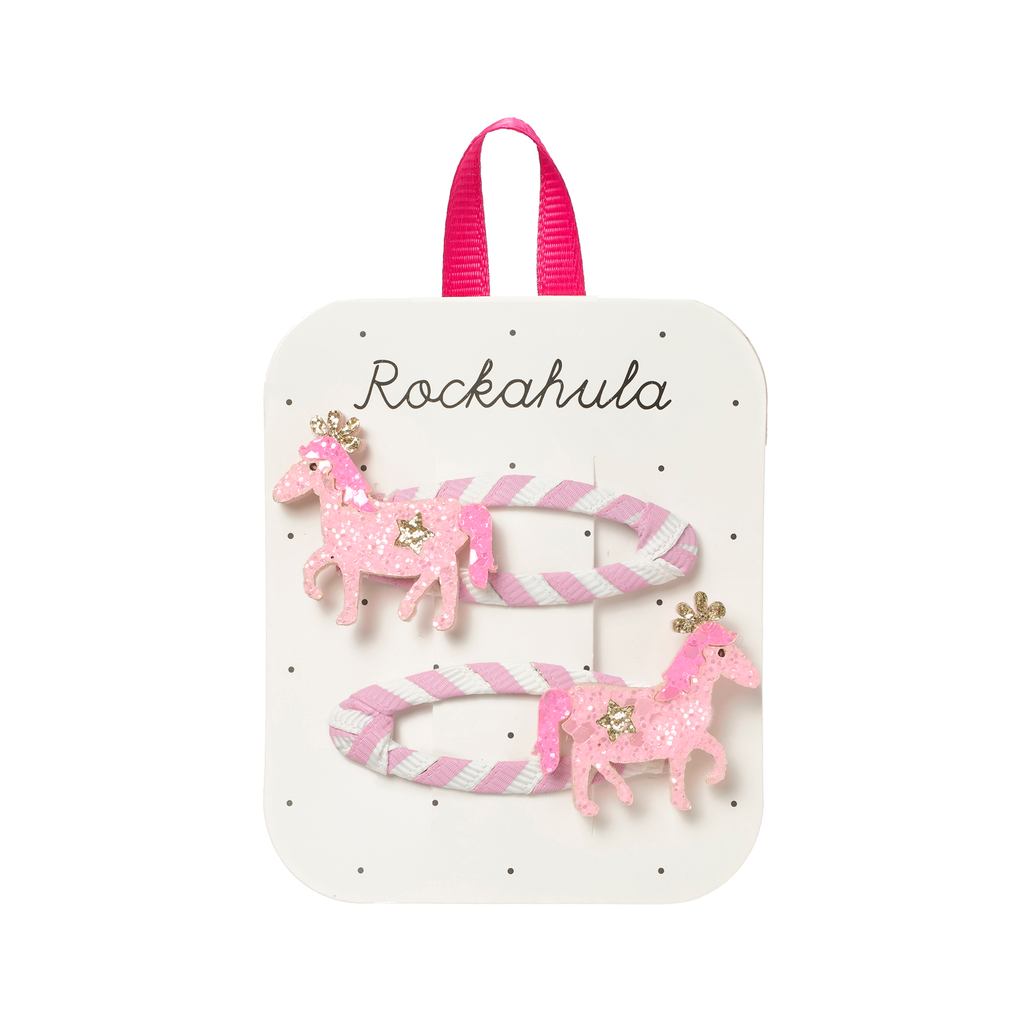 Rockahula - Pink Pony haarspeldjes 🐴