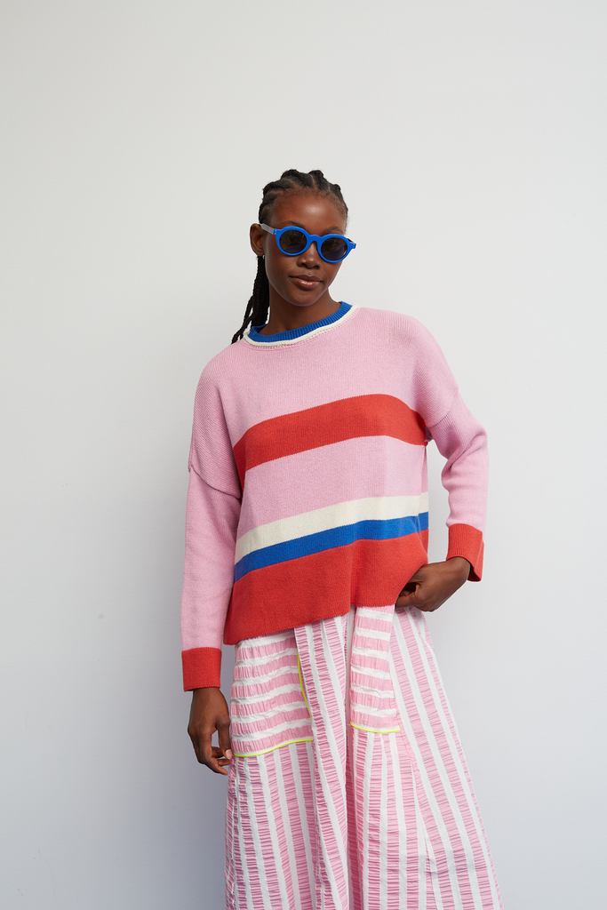 Dr Bloom - Pink Solete Sweater 💗🌈 (S - 36)